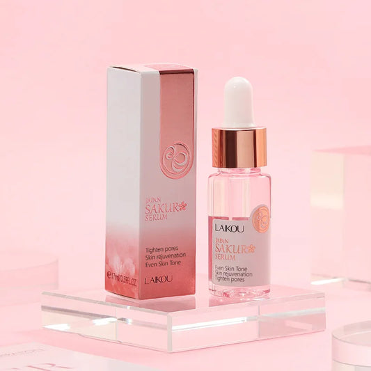 LAIKOU 17ML Japan Sakura Serum Vitamin C 24K Gold Serum Rose Blueberry Skin Care