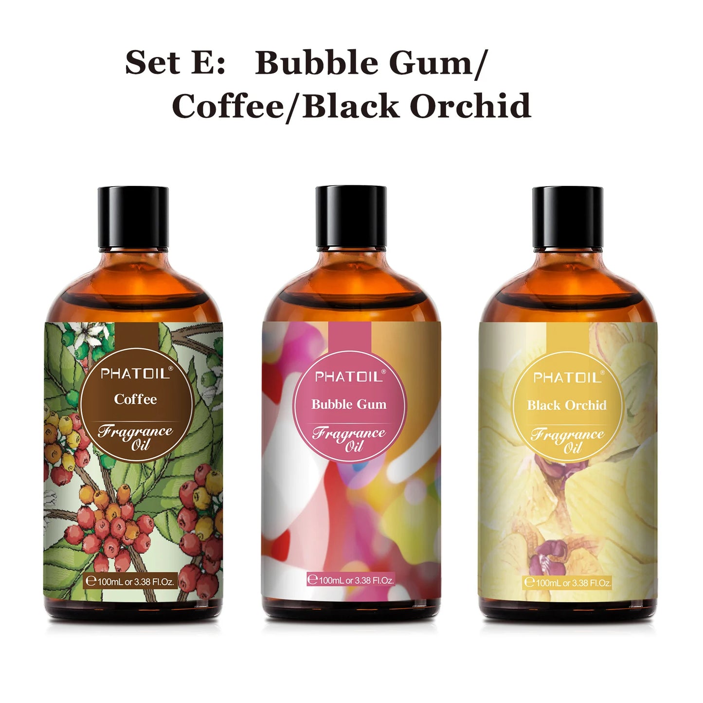 PHATOIL 100ml Fragrance Oil Coconut & Vanilla Bubble Gum