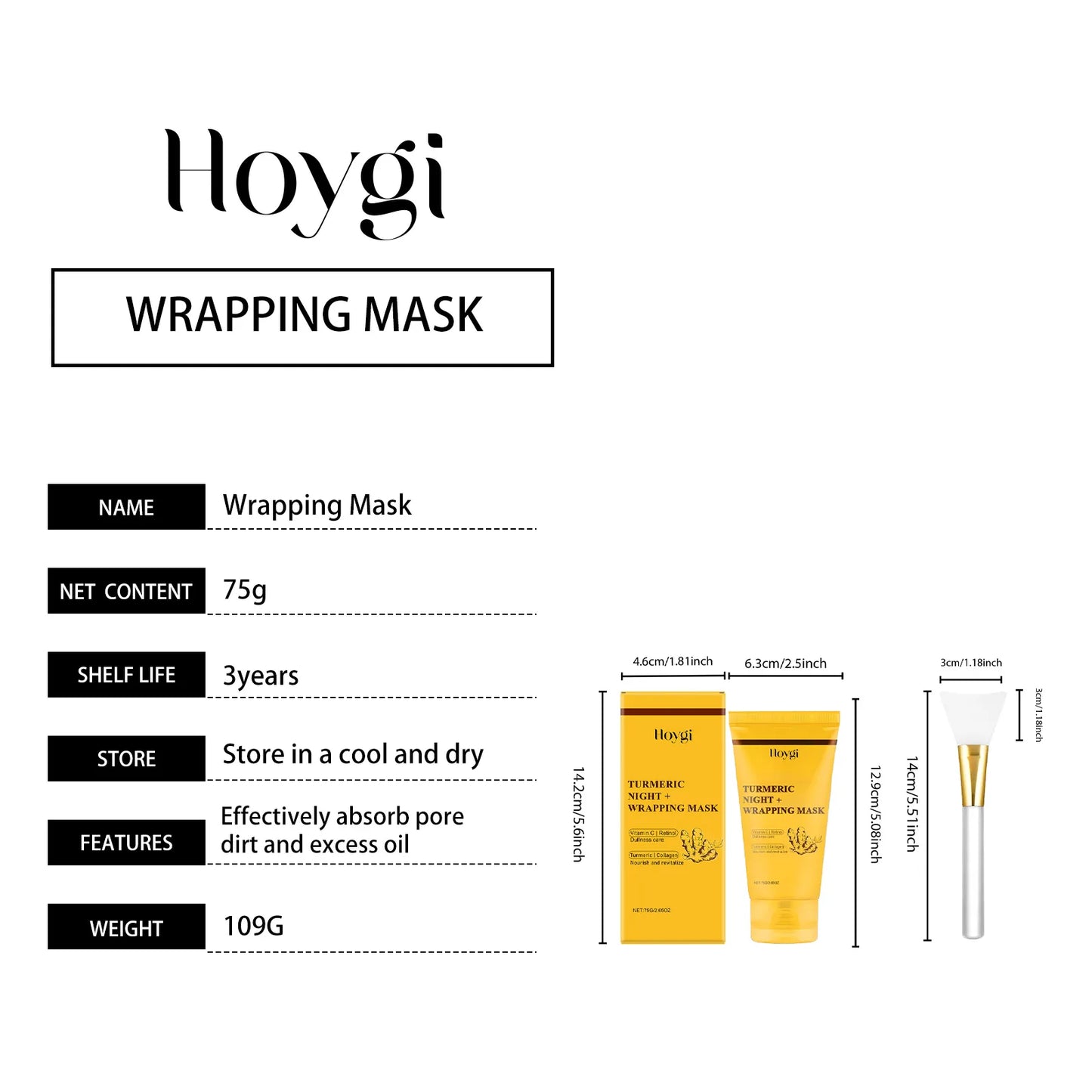 🌙 HOYGI – Collagen Night Wrapping Mask
