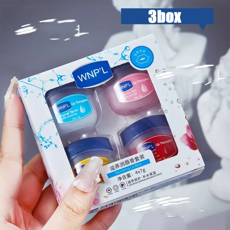 Natural Plant Lip Balm Moisturizing Lipsticks Base Cute Makeup Anti-Cracking Lip Oil Original Korean Cosmetics Skin Care