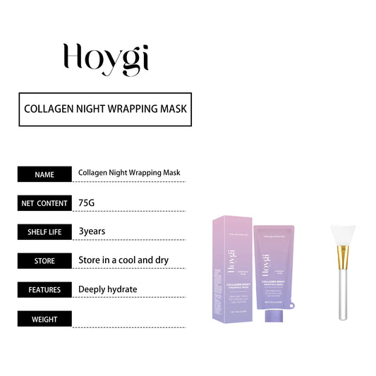 🌙 HOYGI – Collagen Night Wrapping Mask