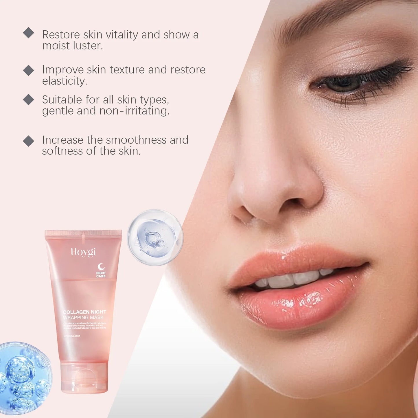 🌙 HOYGI – Collagen Night Wrapping Mask