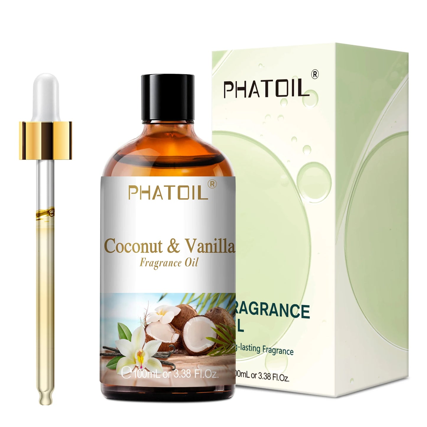 PHATOIL 100ml Fragrance Oil Coconut & Vanilla Bubble Gum
