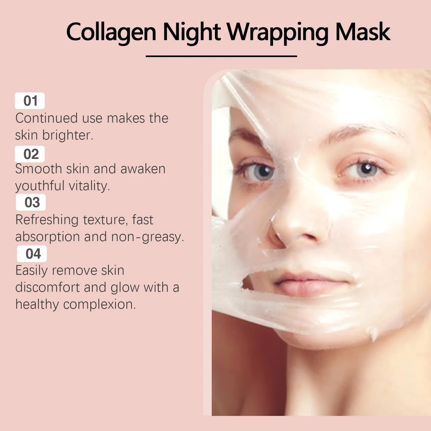 🌙 HOYGI – Collagen Night Wrapping Mask