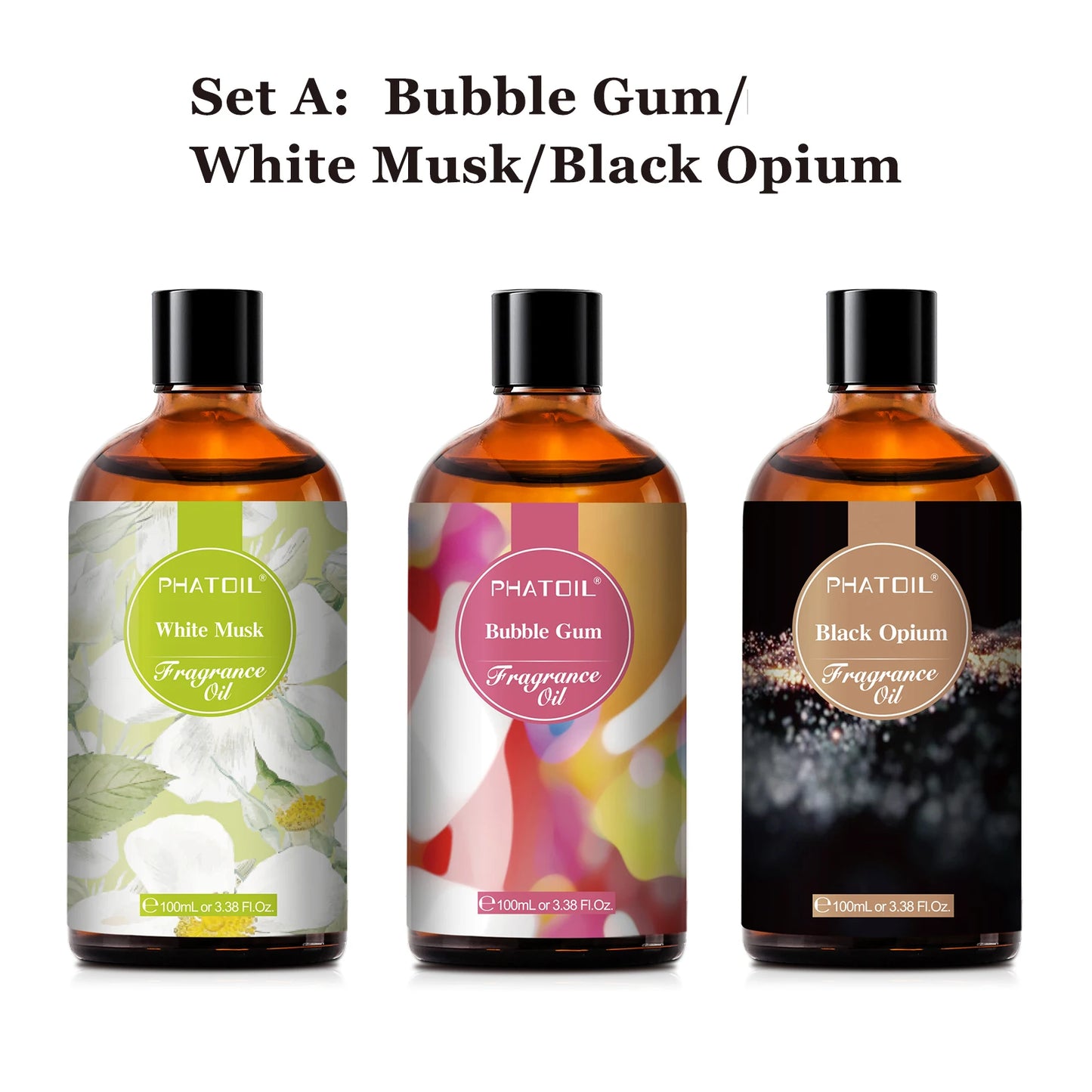 PHATOIL 100ml Fragrance Oil Coconut & Vanilla Bubble Gum