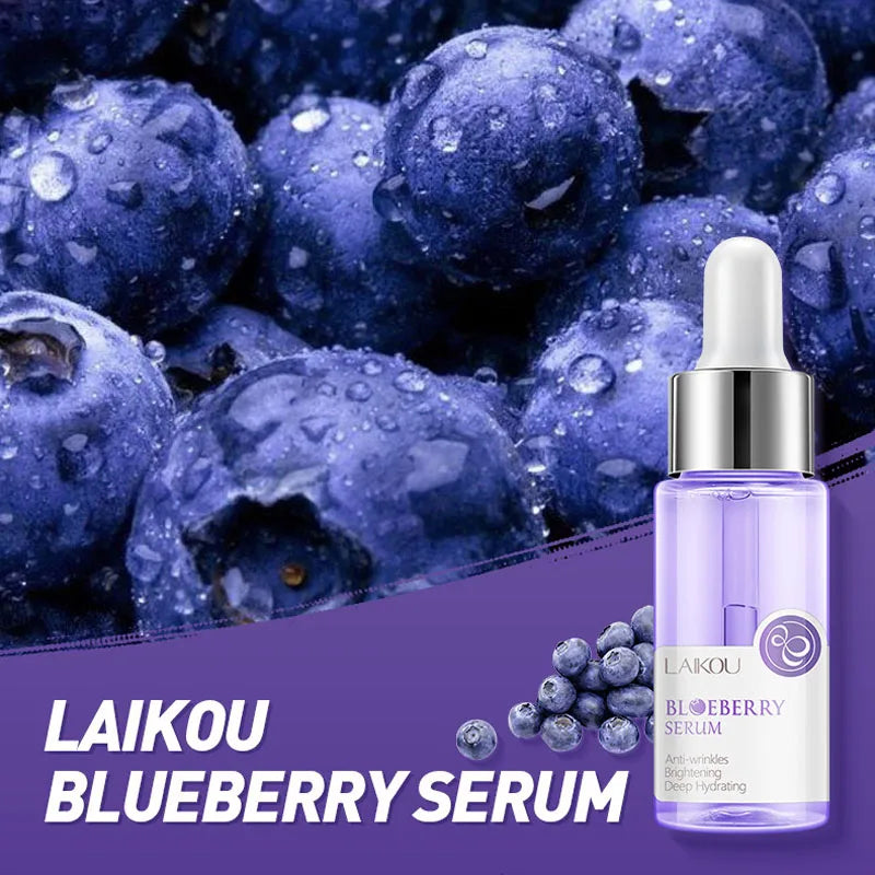 LAIKOU 17ML Japan Sakura Serum Vitamin C 24K Gold Serum Rose Blueberry Skin Care