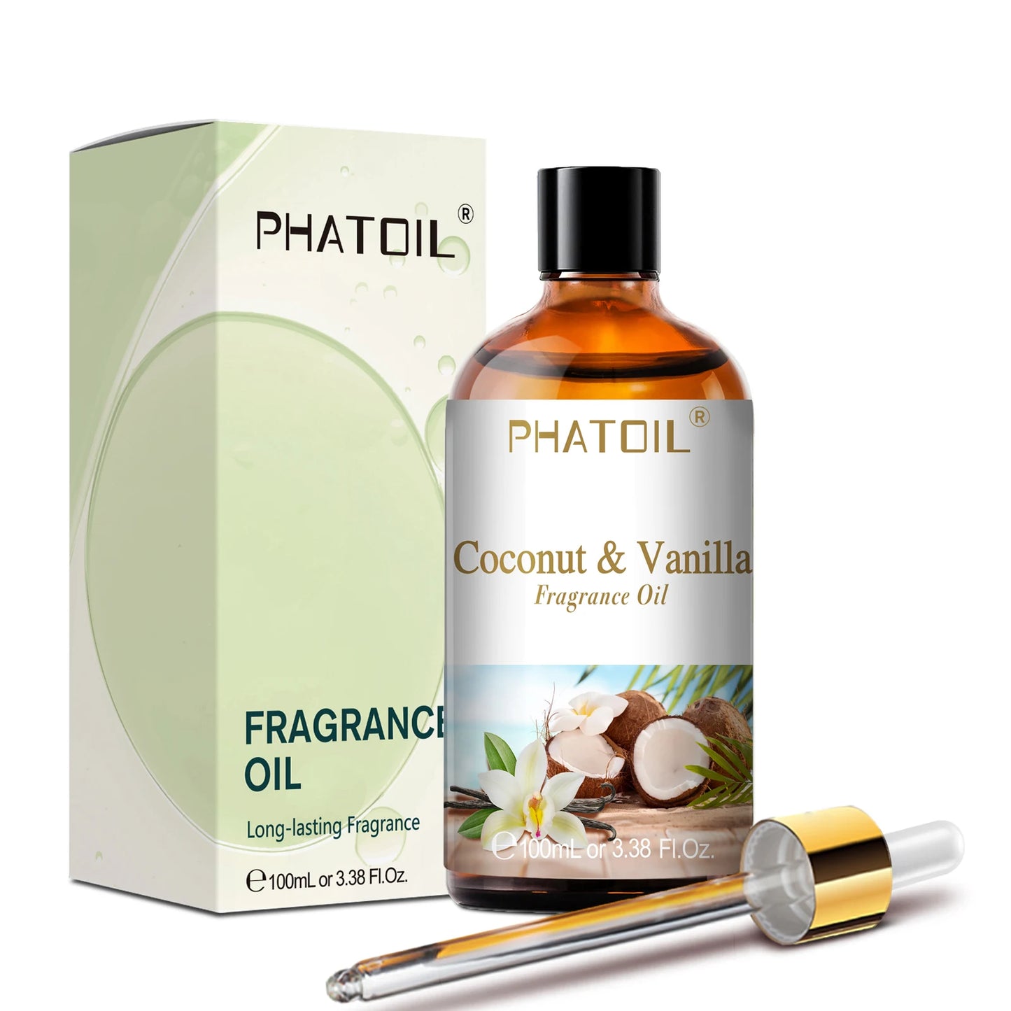 PHATOIL 100ml Fragrance Oil Coconut & Vanilla Bubble Gum